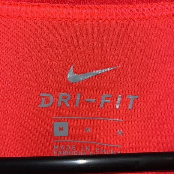 Nike Dri-Fit Digital Digi Camo Block Tennis T Shirt Print Neon Red M Classic - Picture 3 of 4